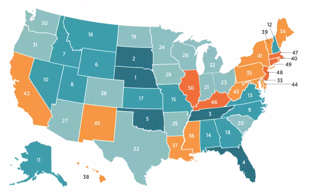 Connecticut Fiscal Solvency Ranking Plummets After 2015 Tax Increase