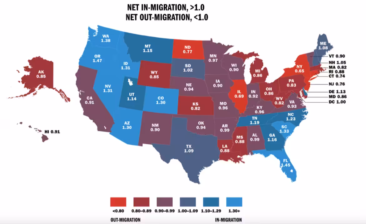 Cato Study Finds Connecticut Lost $2.6 Billion to Out-Migration in 2016