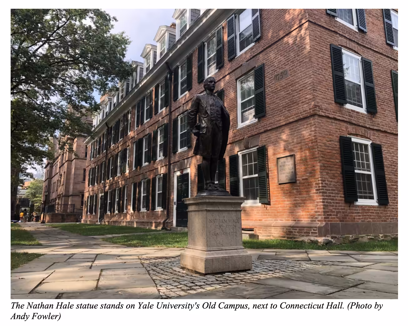 The Long, Winding Road to Erecting the Nathan Hale Statue at Yale
