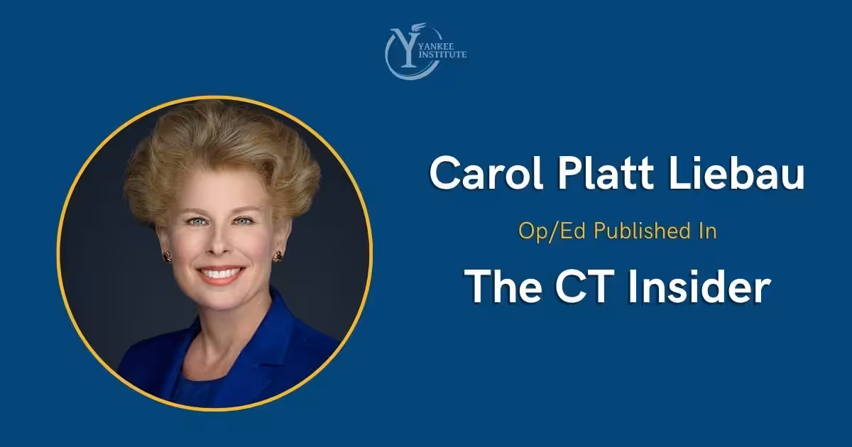 YI President Carol Platt Liebau Featured in CT Insider