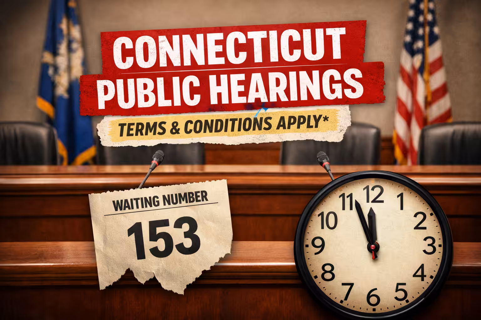Connecticut Public Hearings Come with an Asterisk 